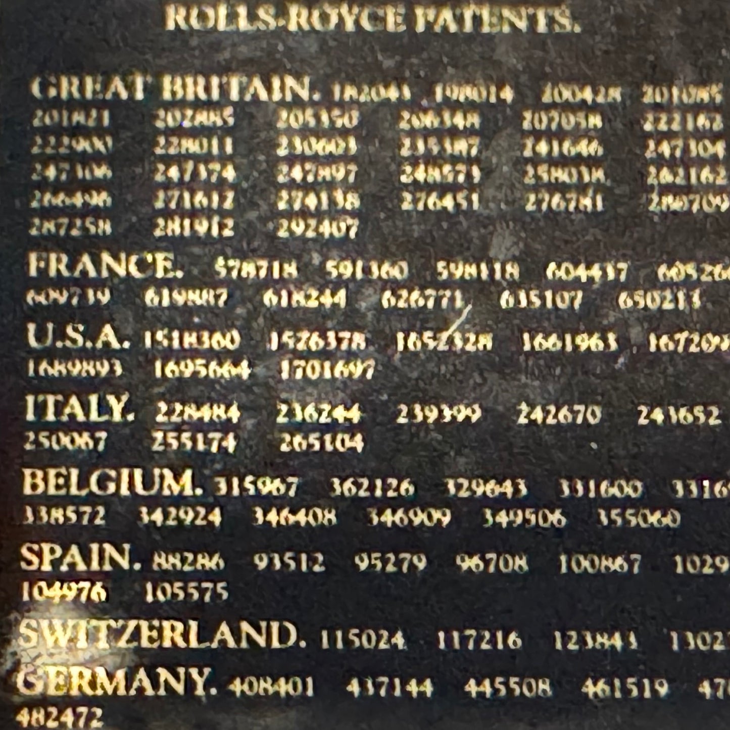 Rolls-Royce ID Plates
