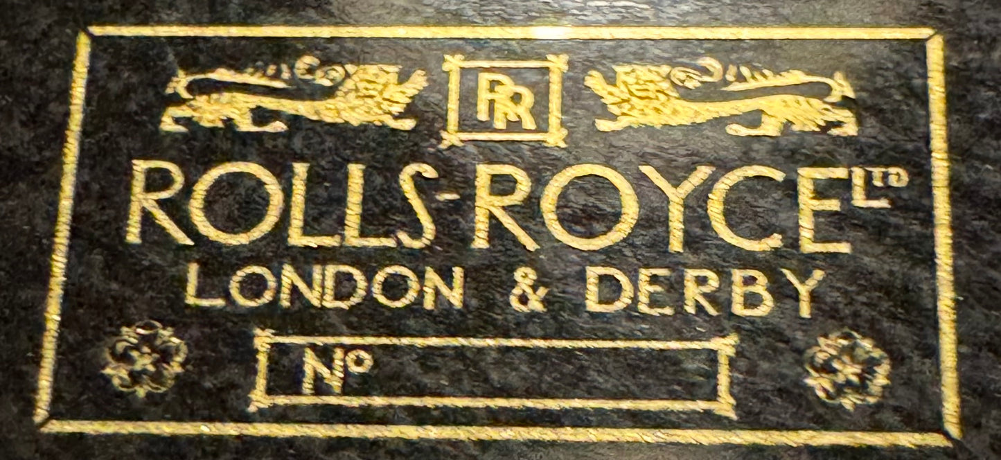 Rolls-Royce ID Plates