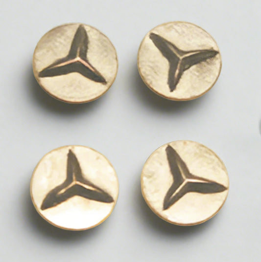 Raised Three-pointed Stars  - M006