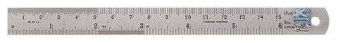 Ruler, Steel 6 inch - T048