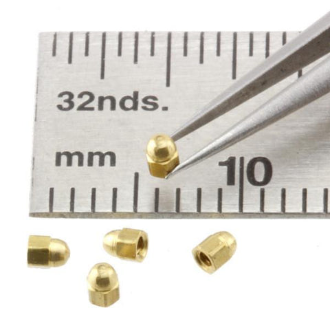 Nuts - Acorn - 1.2 mm - Brass - NA12