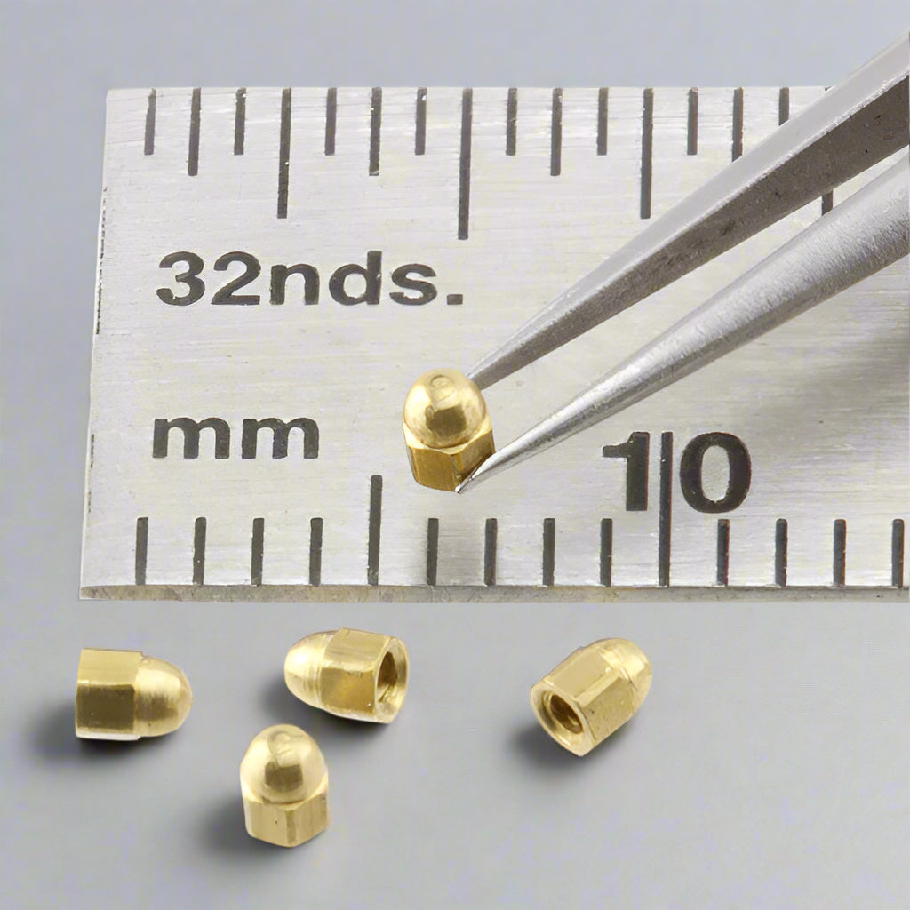 Nuts - Acorn - 1.0 mm - Brass - NA10