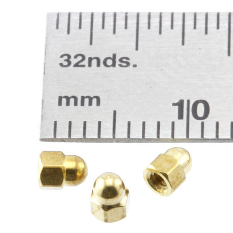 Nuts - Acorn - 1.6 mm - Brass - NA16