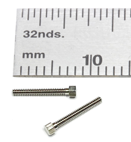 Bolts - Hex-Head - 1.0 mm x 8 mm - Nickel Plated Brass | BT108n