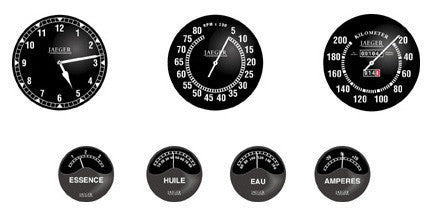 Bugatti Gauge Faces | B009