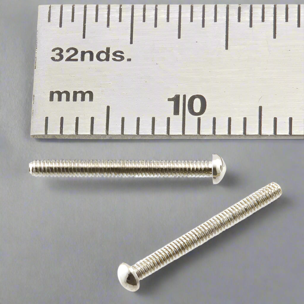 1.2mm x 10mm Carriage Bolts Nickel Plated Brass