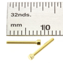 Bolts - Hex-Head - 1.0 mm x 8 mm - Brass - BT108