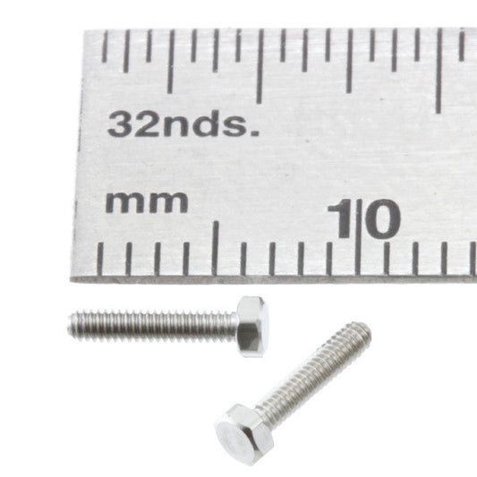 Bolts - Hex-Head - 1.2 mm x 8 mm - Nickel Plated Brass | BT12n