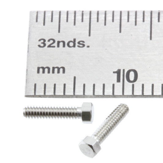 Bolts - Hex-Head - 1.4 mm X 8 mm - Nickel Plated Brass | BT14n