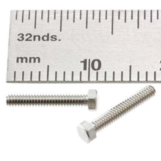 Bolts - Hex-Head - 2.0 mm x 10 mm - Nickel Plated Brass - BT210n