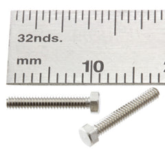 Bolts - Hex-Head - 1.6 mm X 12 mm - Nickel Plated Brass - BT16n