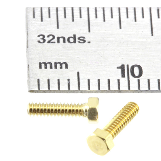 Bolts - Hex-Head - 1.6 mm X 6 mm - Brass | BT166