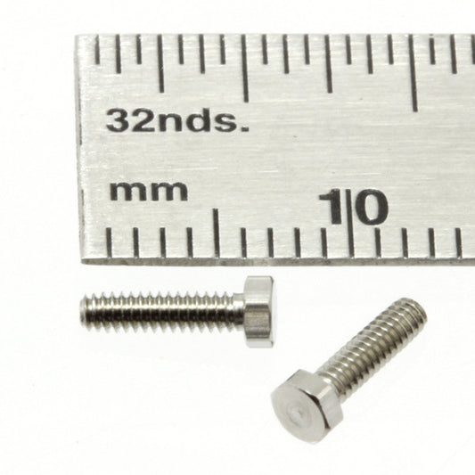 Bolts - Hex-Head - 1.6 mm x 6mm - Nickel Plated | BT166n