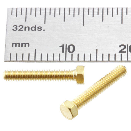 Bolts - Hex-Head - 2.0 x 12 mm - Brass | BT212