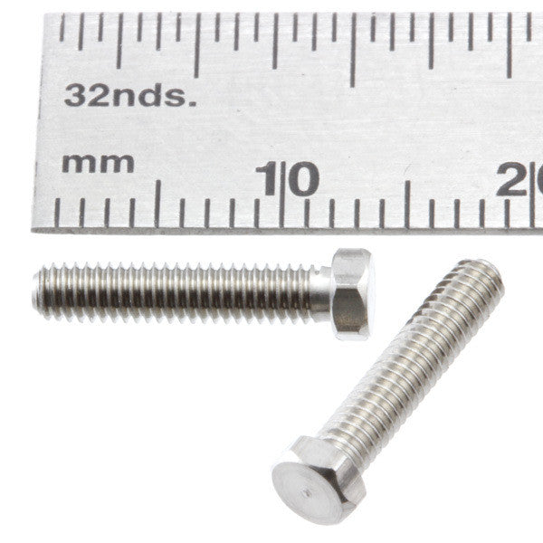 Bolts - Hex-Head  - 2.0 mm x 12 mm - Nickel Plated Brass | BT212n