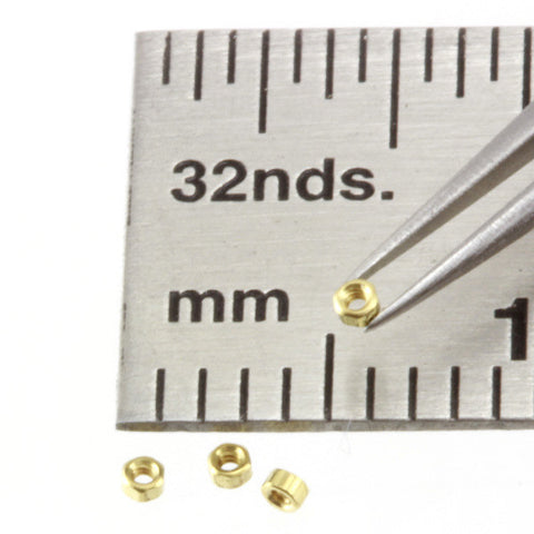 Nuts - Low Profile - 0.6 mm - Brass - N006