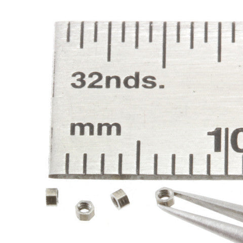 Nuts - Micro Profile - 0.8 mm - Stainless Steel - N008Ms