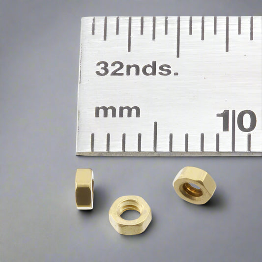 Hex Nut   1.6mm Brass