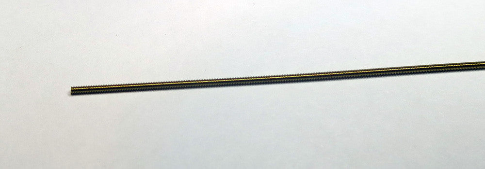Rod - Threaded Brass - 1.2 X 120 mm - K005