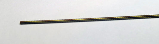 Threaded Rod 1.6mm x 120mm Brass