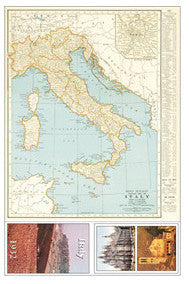 Map of Italy circa 1932 - Z013