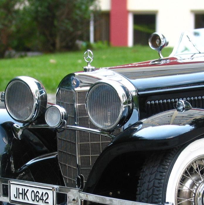 Mercedes Radiator Cap Sterling Silver