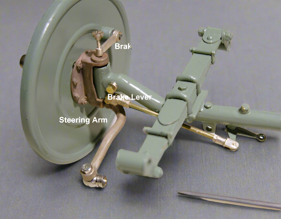 Alfa Steering and Front Brake Assembly (including Axle)