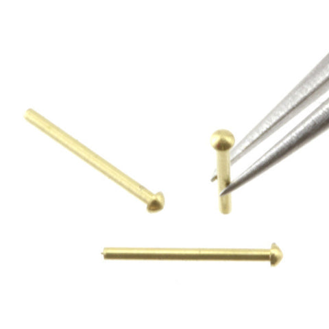 Rivet - 0.7 mm Head Diameter - Brass - RT07