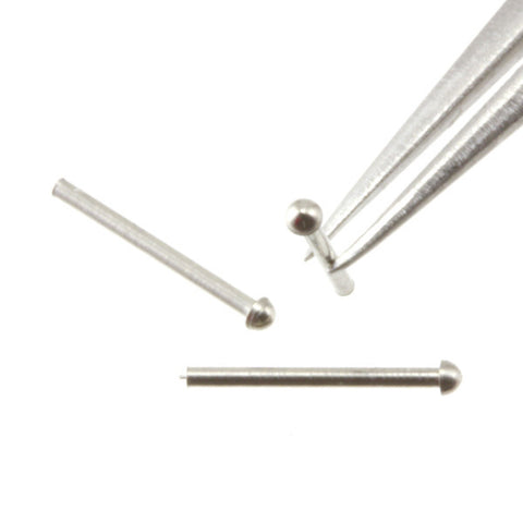 Rivet - 0.8 mm Head Diameter - Nickel Plated Brass - RT08n