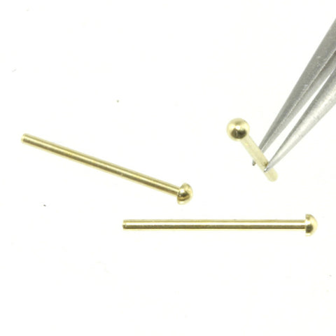 Rivet - 1.0 mm Head Diameter - Brass - RT10