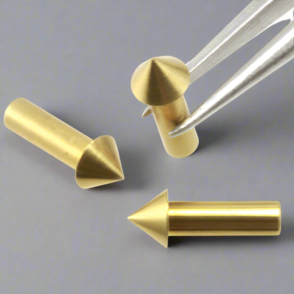 Rivet - 2.0 mm Diameter - Conical Head - Brass - RT20co