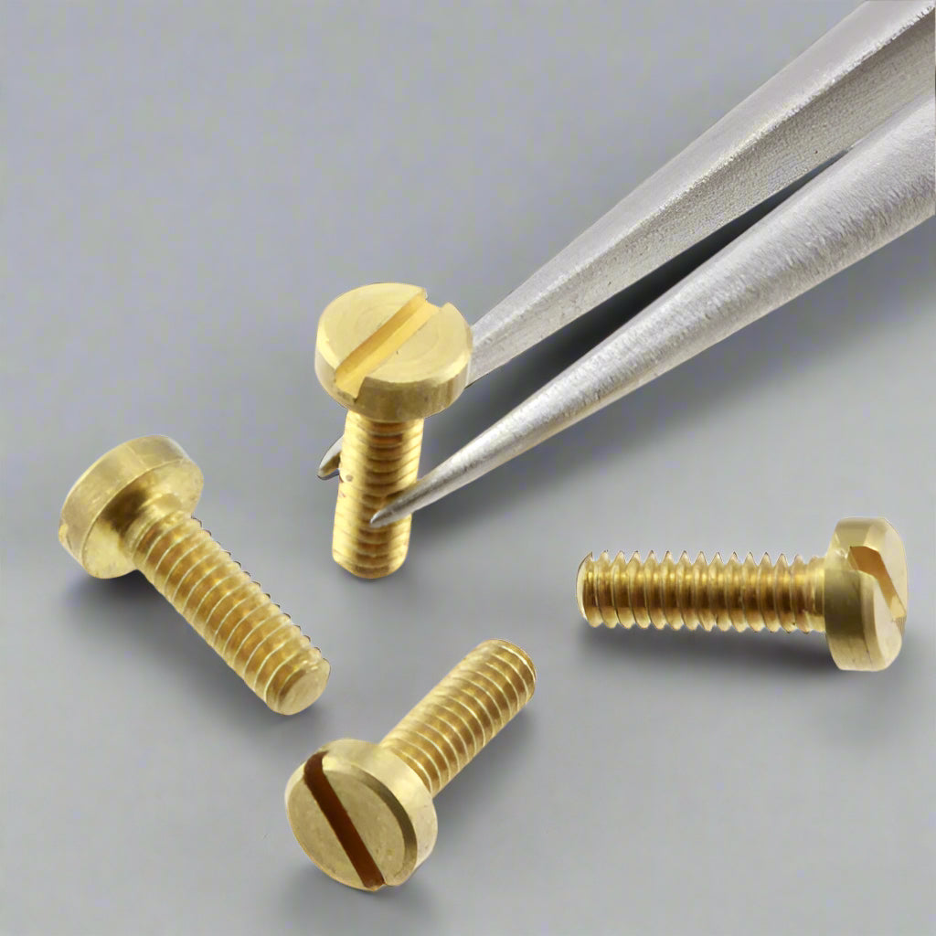 Bolts - Slot-Head - 1.2 X 4 mm - Brass | BS124