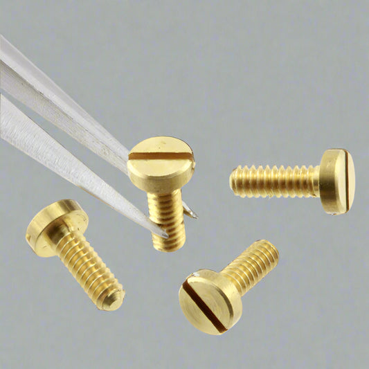 Slot Head Bolt 1.4mm x 6mm Brass