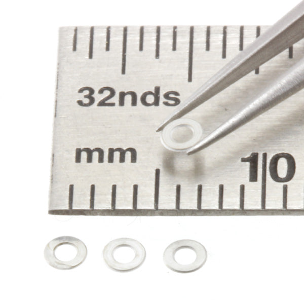 Washers - 1.6 mm - Nickel Plated Brass - W016n