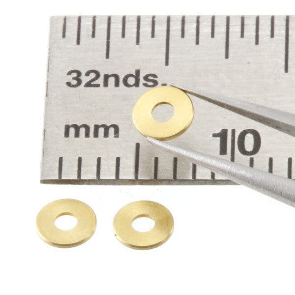 Washers - 1.2 mm - Brass - W012