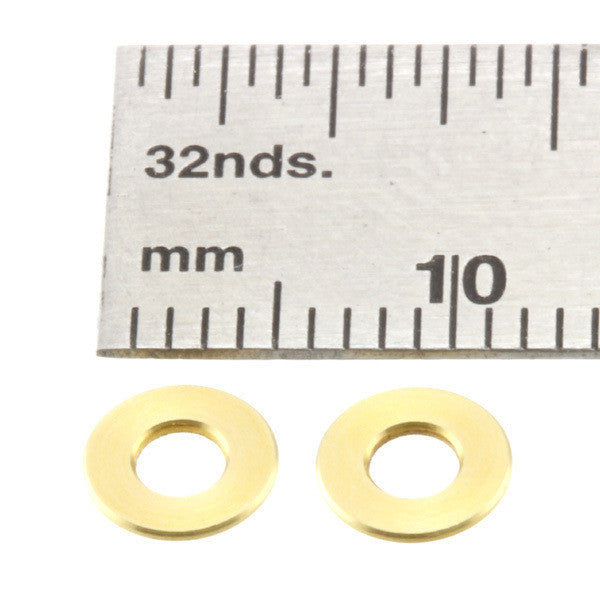 Washers - 2.5 mm - Brass - W025