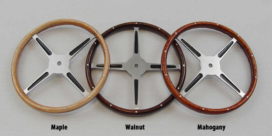 Steering Wheel, Real Walnut