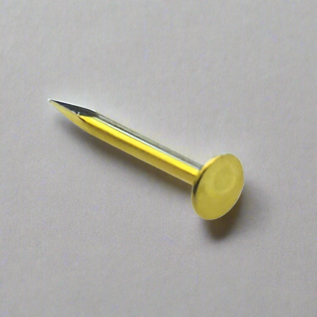 Nail - 0.8 mm x 8 mm - Brass - NA0880