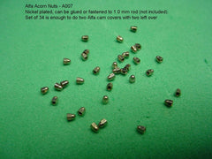 Nuts - Acorn - Nickel Plated Brass 1.0 mm - A007n